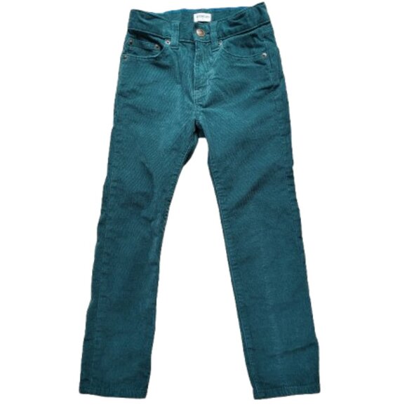 J. Crew Other - JCrew Crewcuts Boys Straight Fit Corduroy Pants Green Size 6